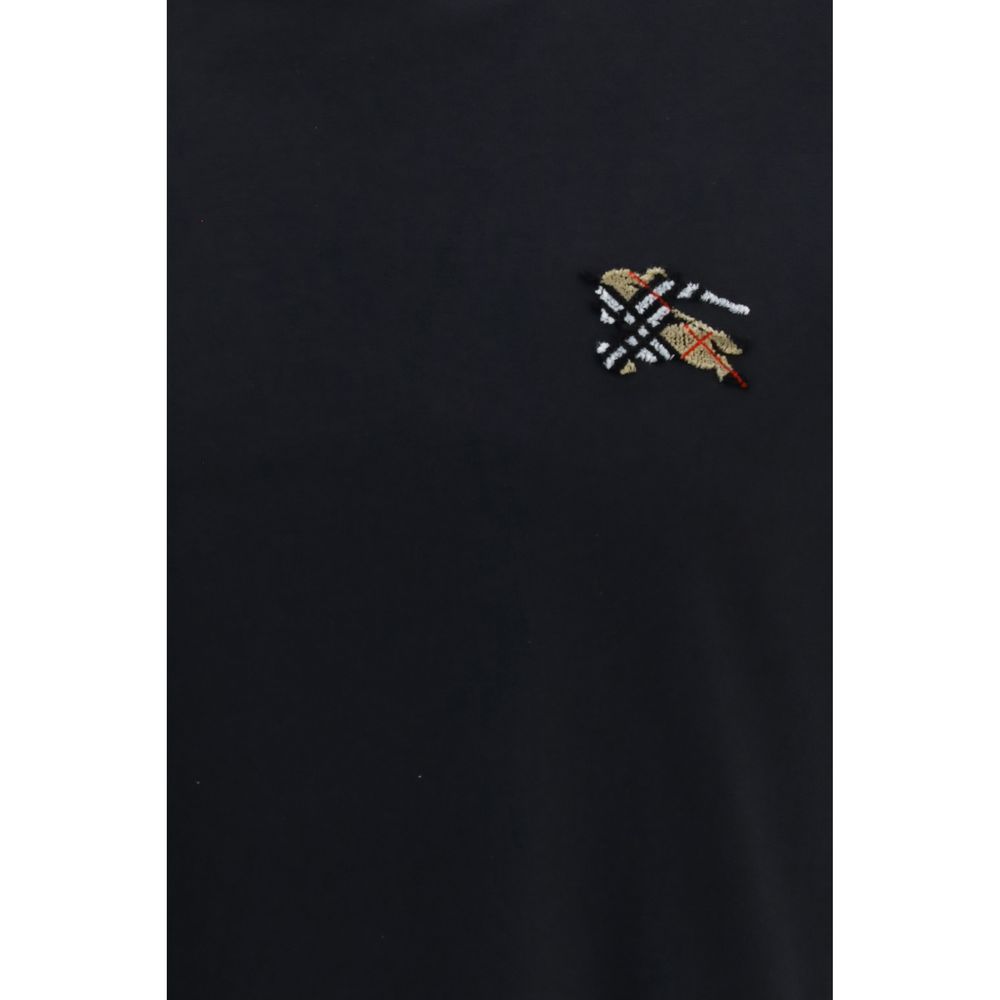 Burberry Schwarzes Baumwoll-T-Shirt