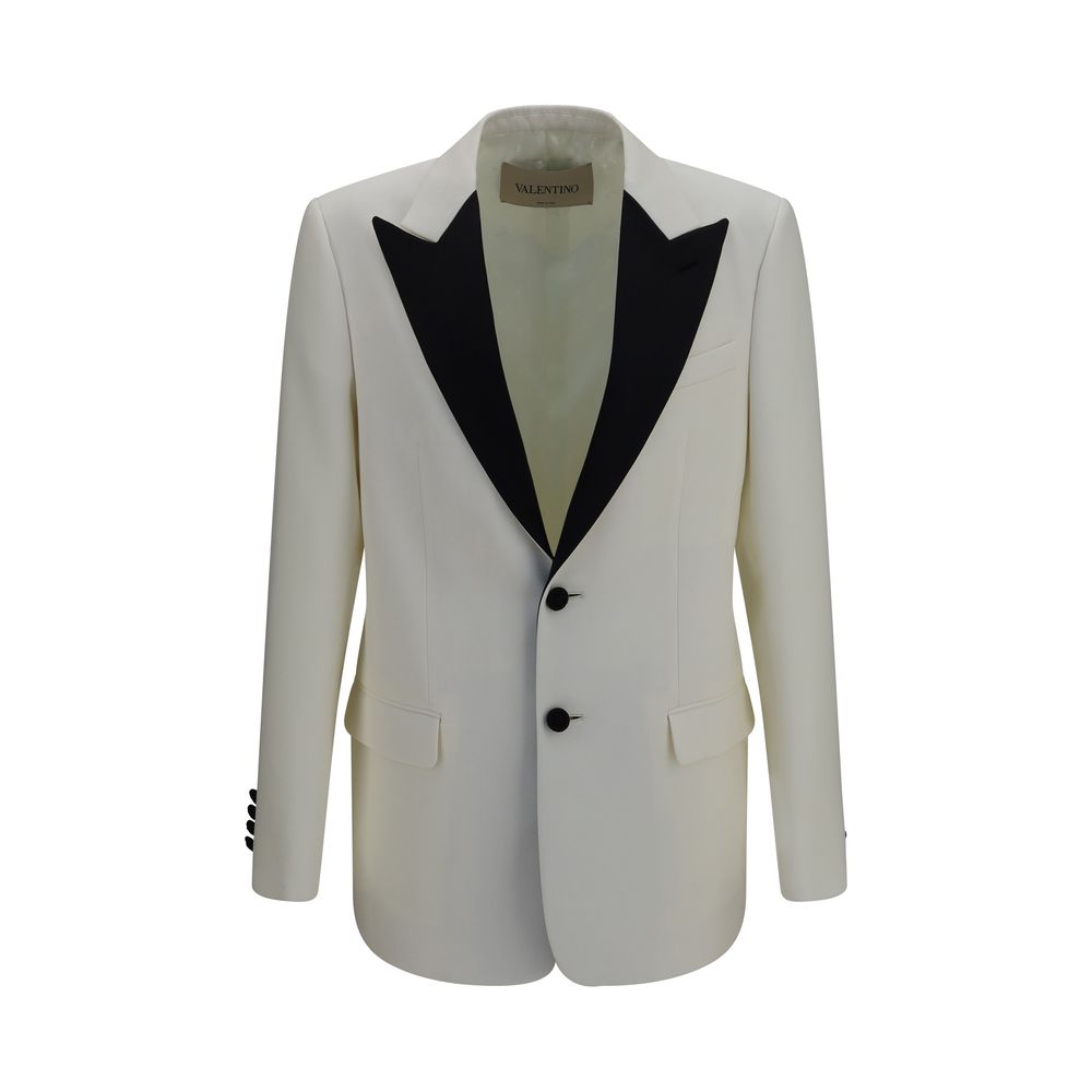 Valentino Garavani Weißer Woll-Blazer Oves Aries