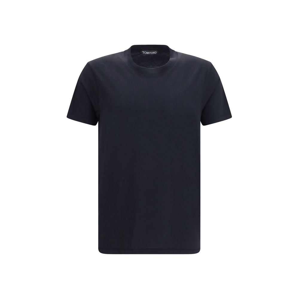 Tom Ford Schwarzes Baumwoll-T-Shirt