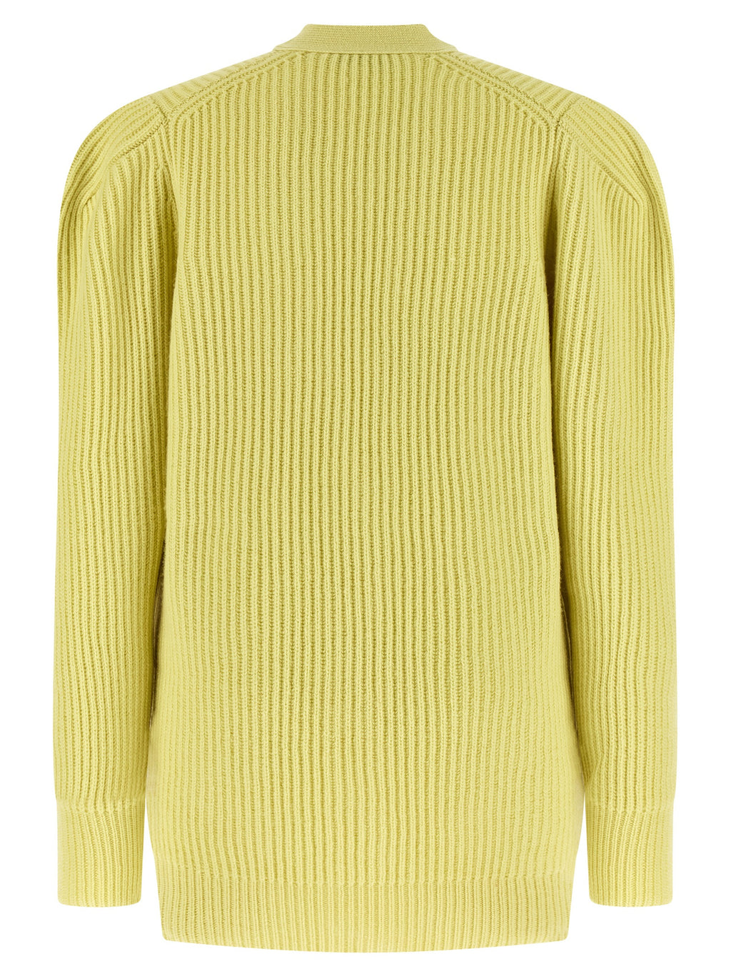 Stella McCartney Zweifarbige Strickjacke aus reiner Schurwolle