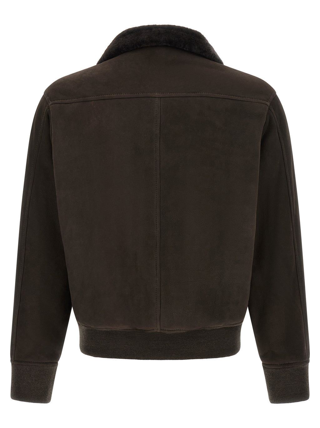GIORGIO BRATO Braune Lammlederjacke