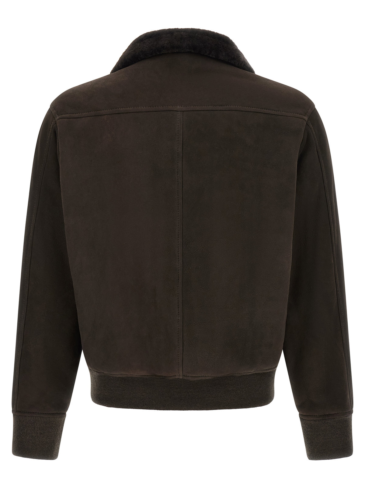 GIORGIO BRATO Braune Lammlederjacke
