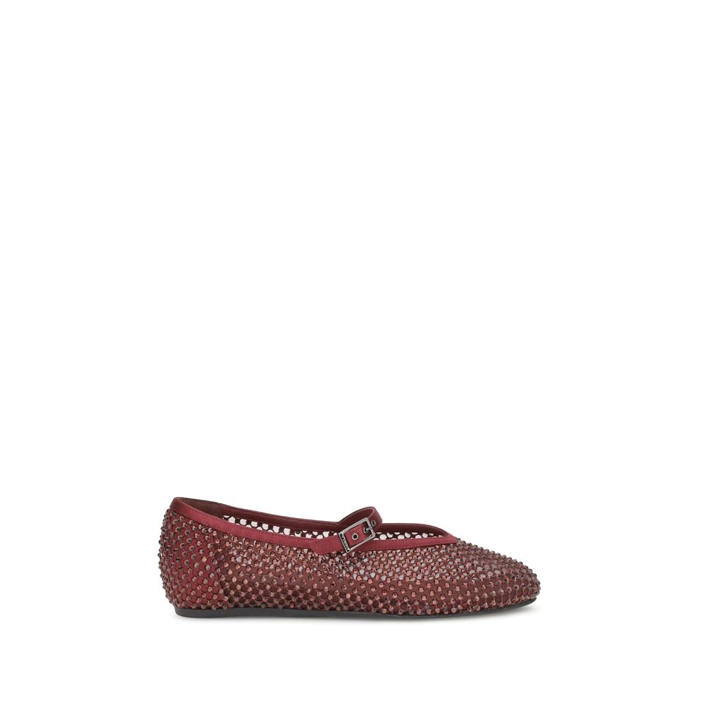 LE SILLA Bordeaux Kalbsleder Bos Taurus Ballerinas