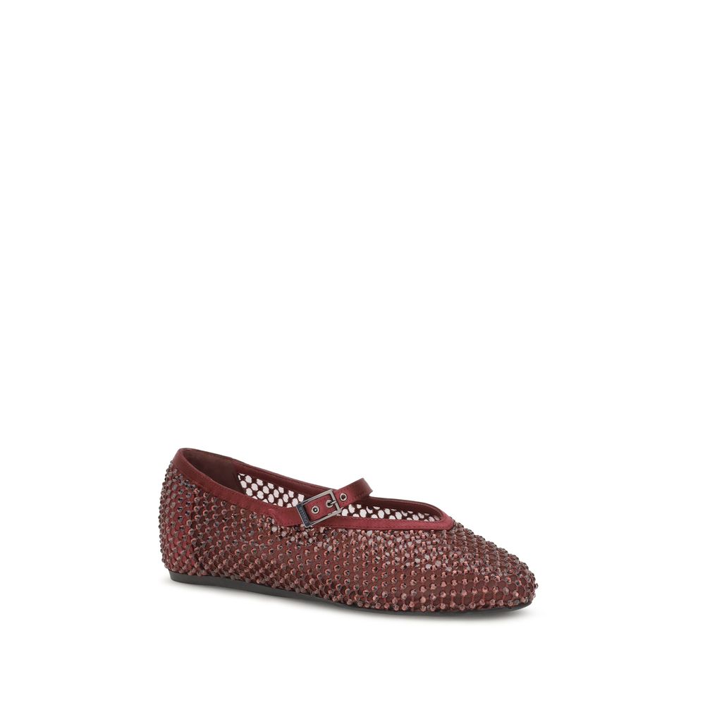 LE SILLA Bordeaux Kalbsleder Bos Taurus Ballerinas