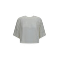 Burberry Weißes Baumwoll-T-Shirt
