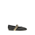 Burberry Schwarze Ballerinas aus Kalbsleder Bos Taurus