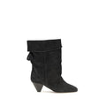Isabel Marant Schwarze Bos Taurus Kalbsleder-Stiefel