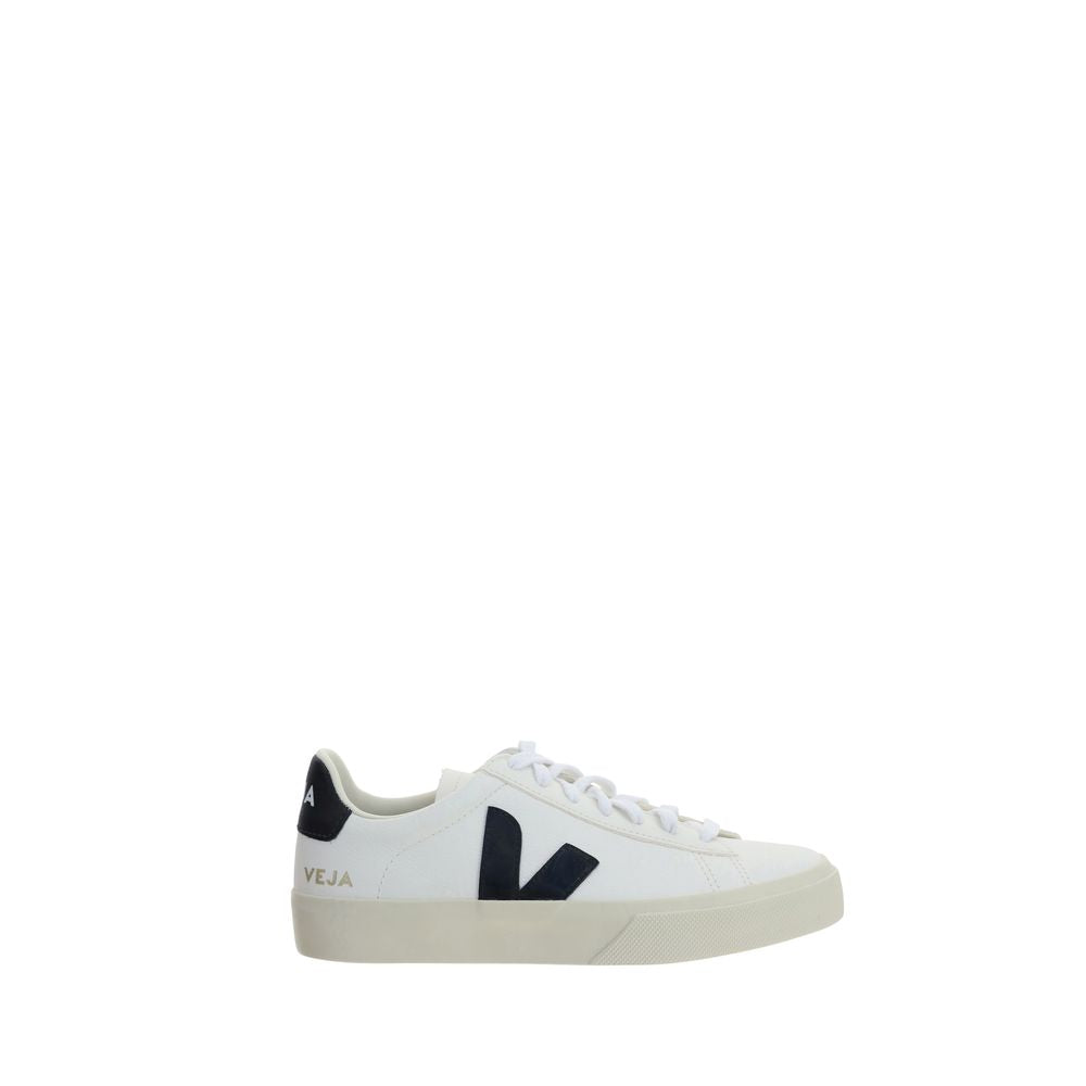 Veja Weiße Low-Top-Sneaker aus Kalbsleder Bos Taurus