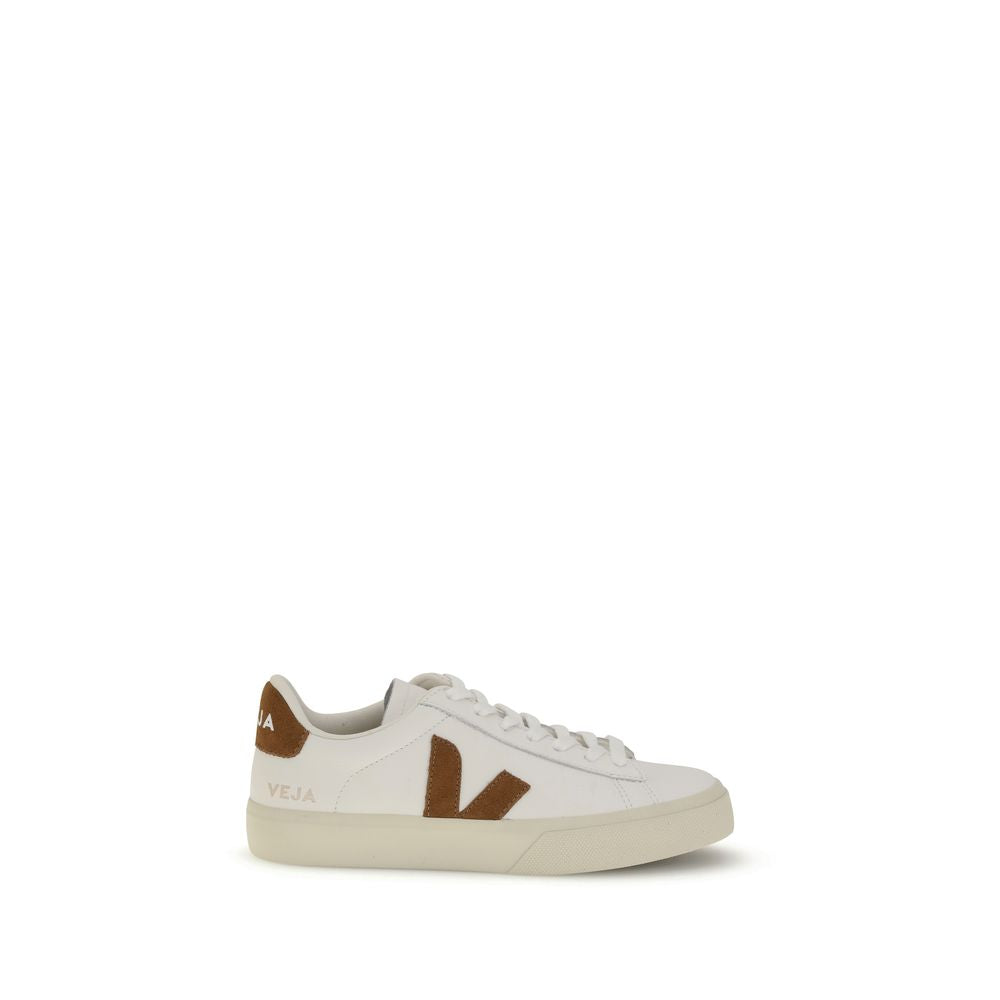 Veja Weiße Low-Top-Sneaker aus Kalbsleder Bos Taurus