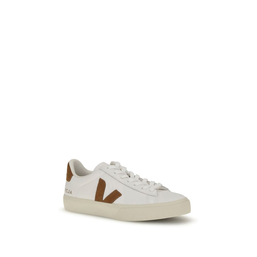Veja Weiße Low-Top-Sneaker aus Kalbsleder Bos Taurus