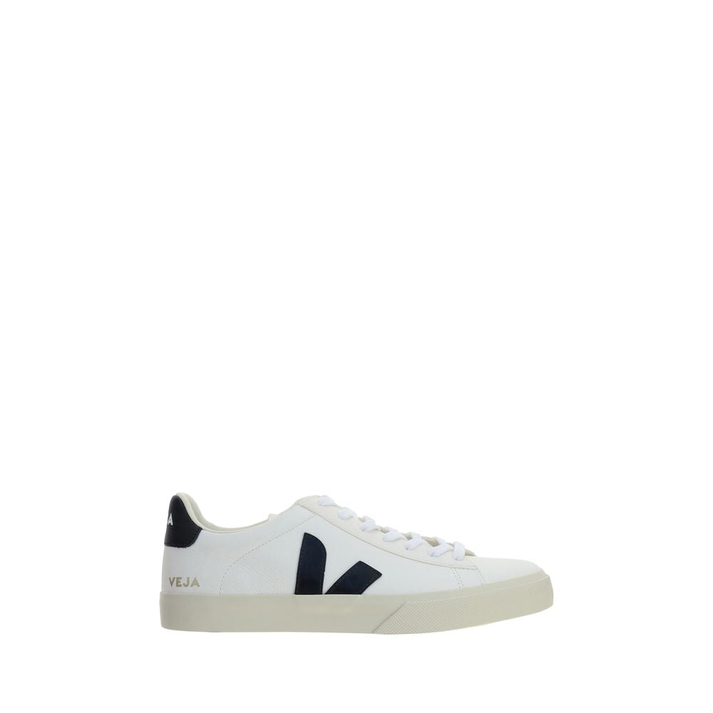 Veja Weiße Low-Top-Sneaker aus Kalbsleder Bos Taurus