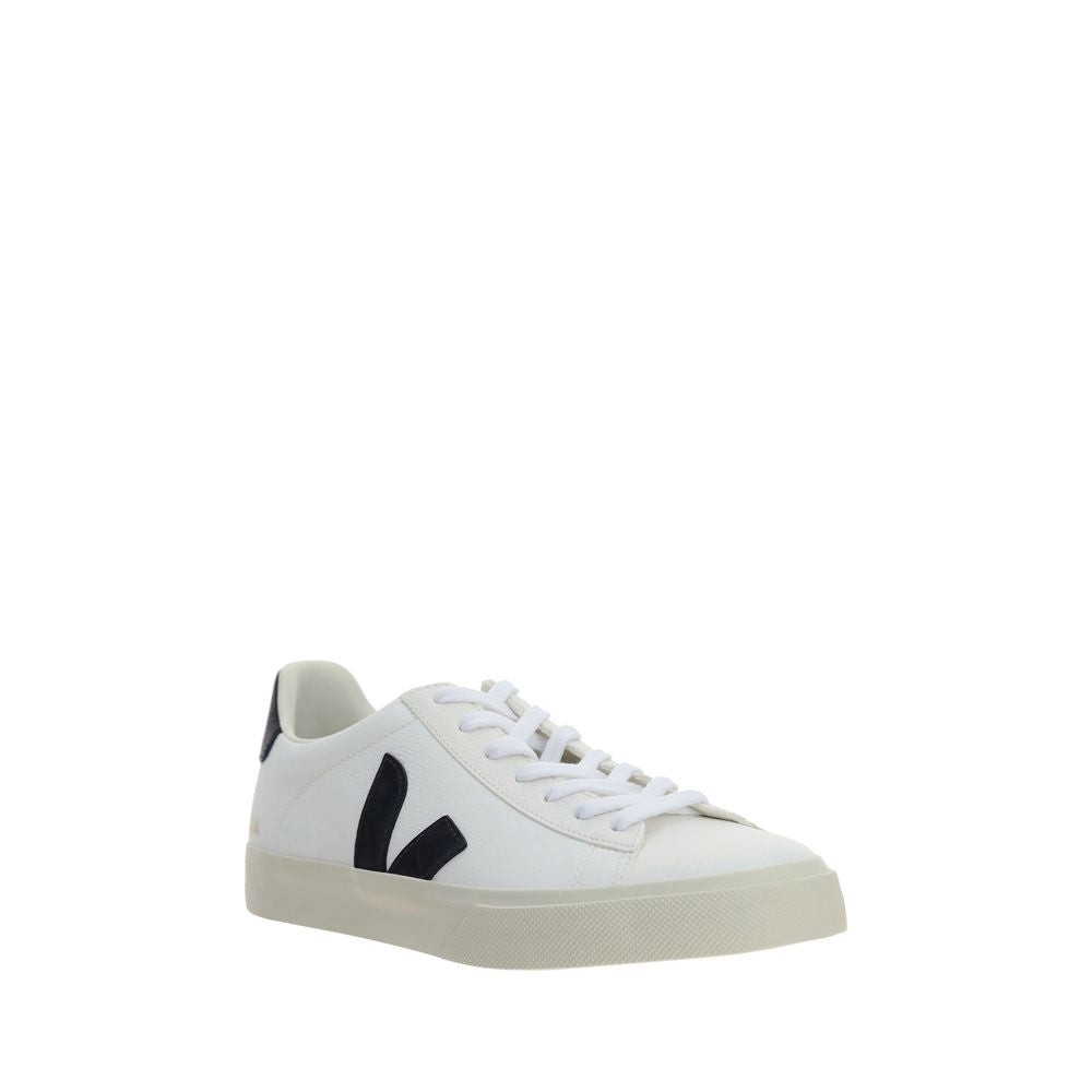 Veja Weiße Low-Top-Sneaker aus Kalbsleder Bos Taurus