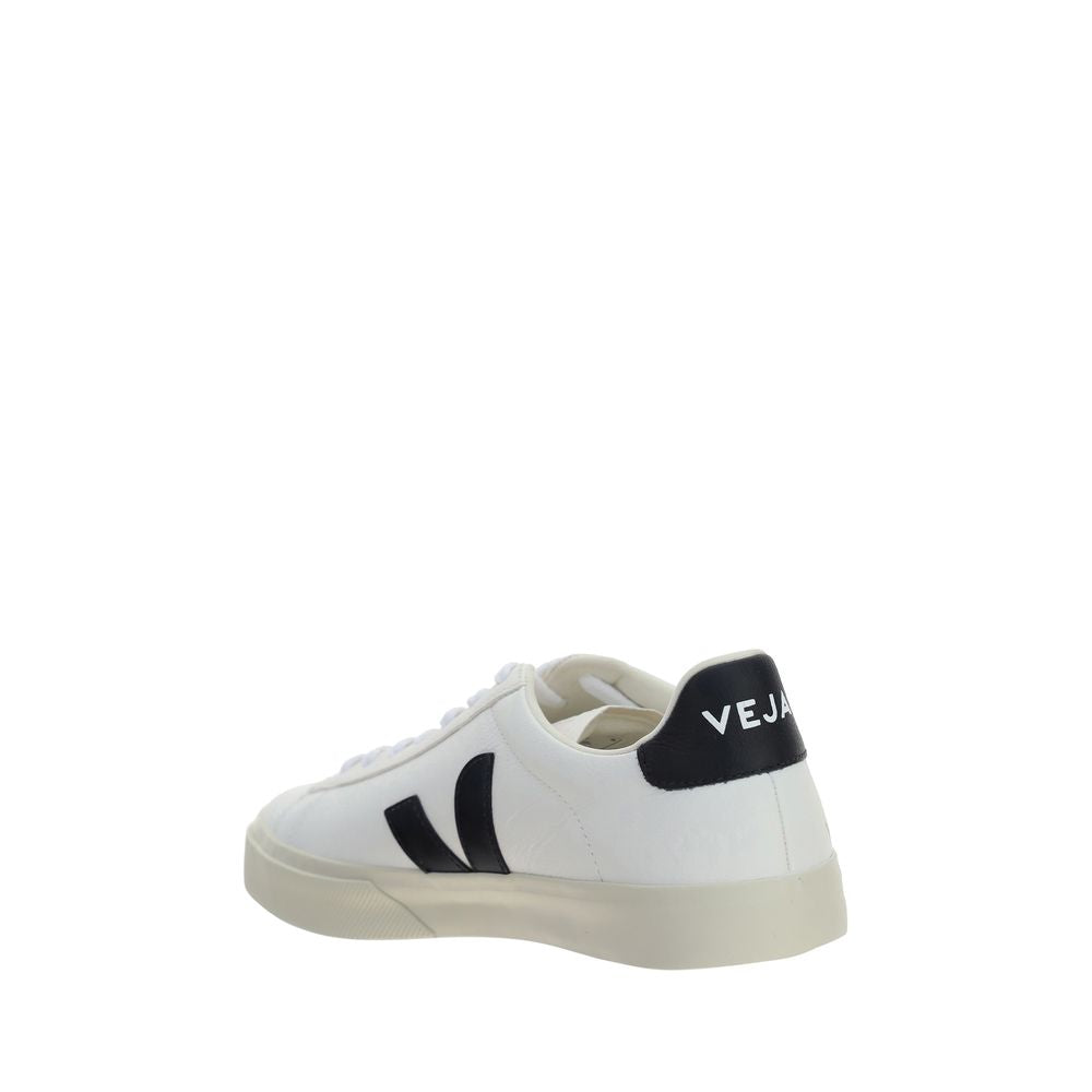 Veja Weiße Low-Top-Sneaker aus Kalbsleder Bos Taurus