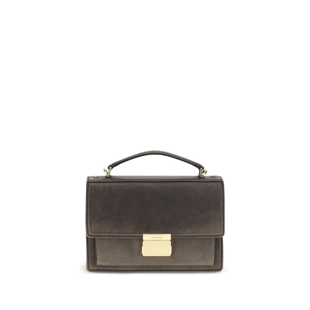 Golden Goose Braune Kalbsleder Bos Taurus Handtasche
