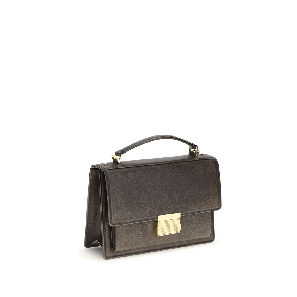Golden Goose Braune Kalbsleder Bos Taurus Handtasche