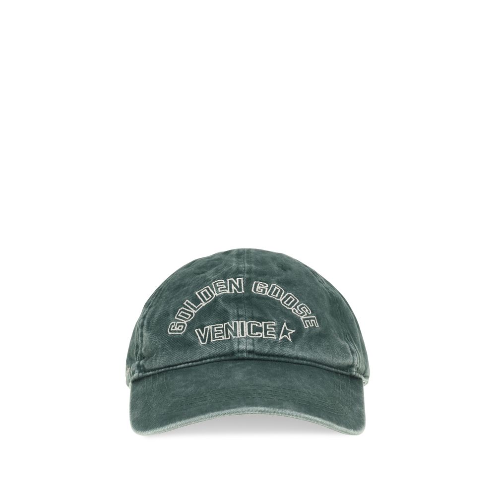 Golden Goose Zweifarbige Baumwollkappe (Baseball Cap)