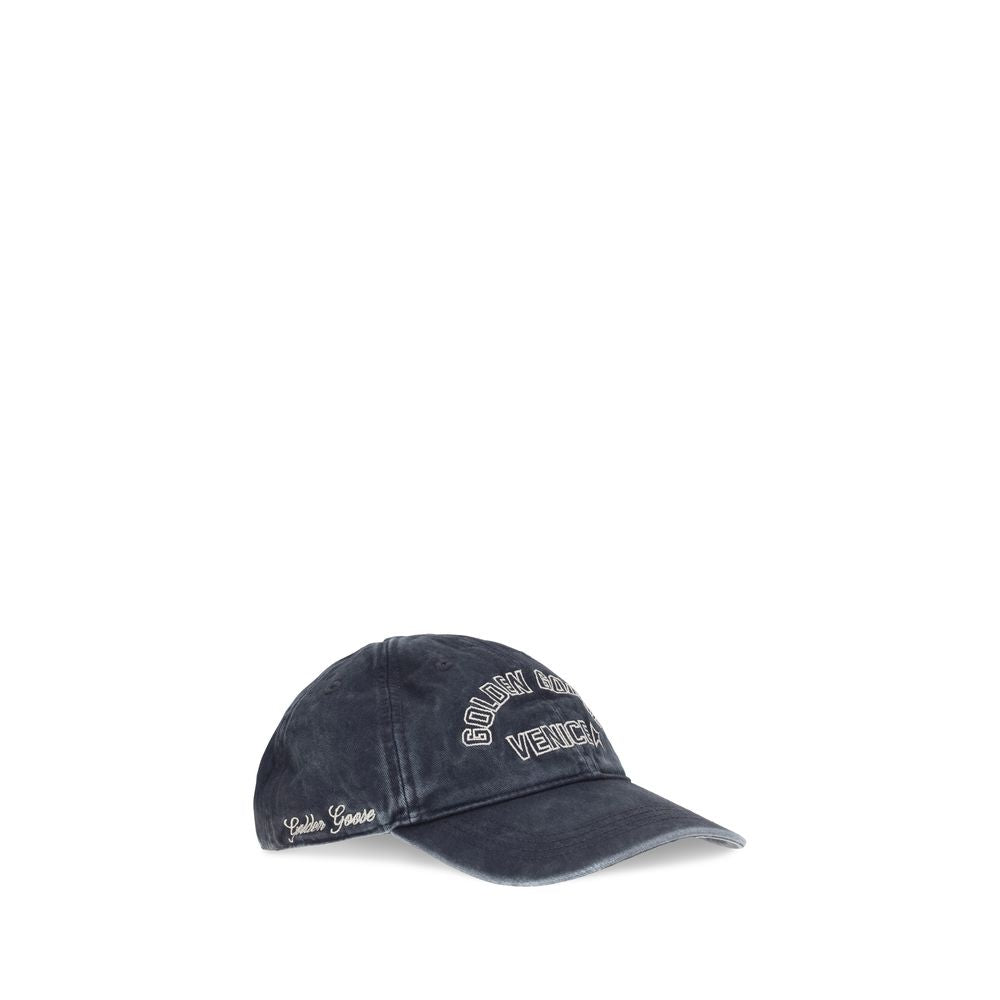 Golden Goose Blaue Baumwollkappe (Baseball Cap)