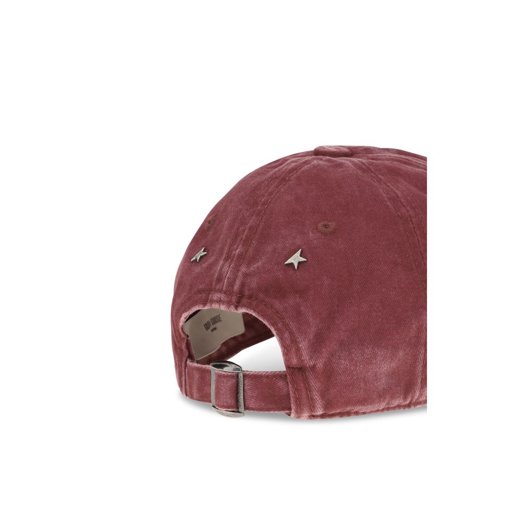 Golden Goose Bordeaux Baumwollkappe (Baseball Cap)