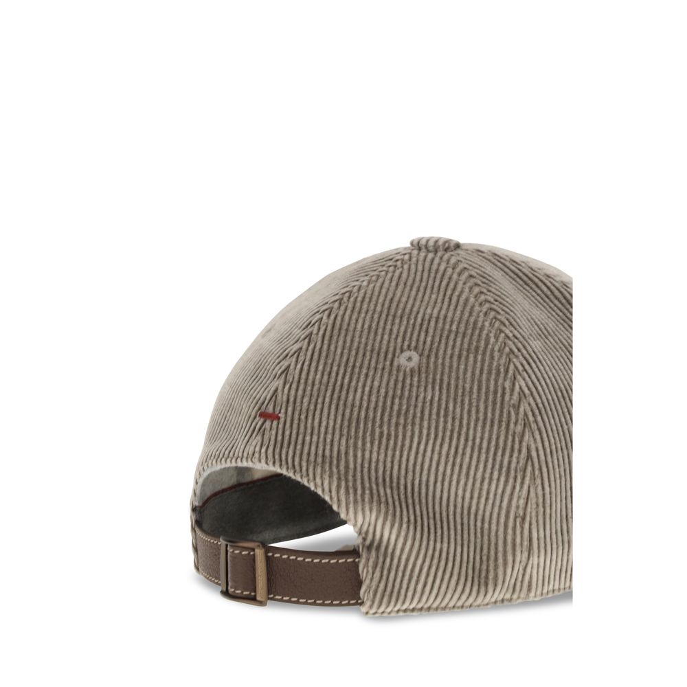 Brunello Cucinelli Beige Baumwollkappe (Baseball Cap)