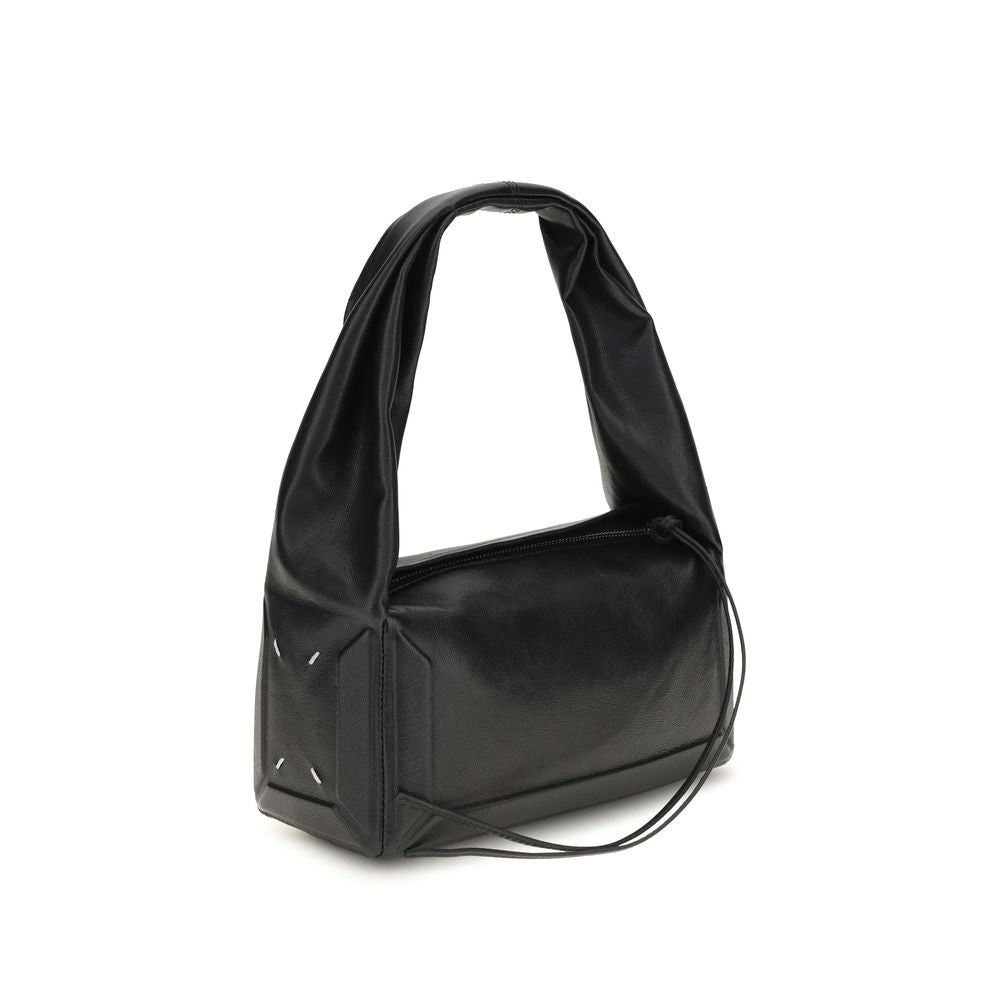Maison Margiela Schwarze Lederhandtasche