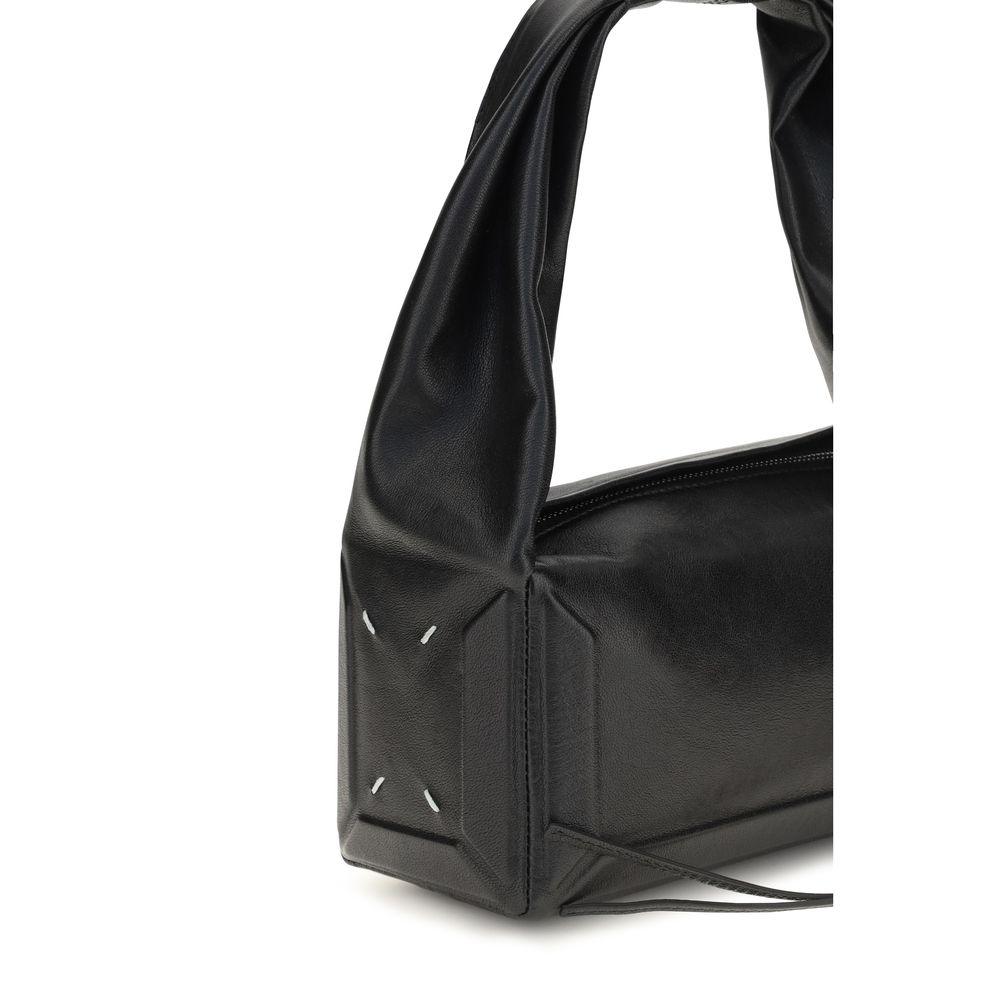 Maison Margiela Schwarze Lederhandtasche