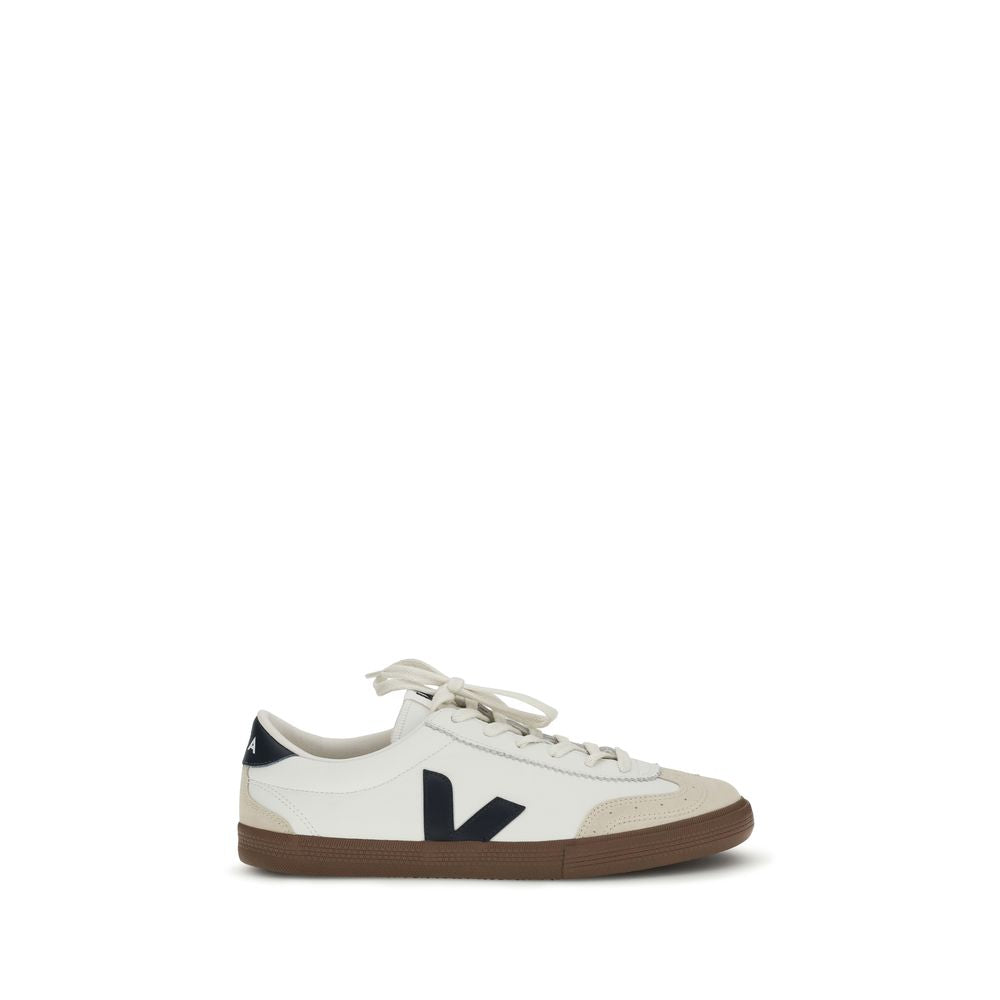Veja Weiße Kalbsleder Bos Taurus Athletic Sneaker
