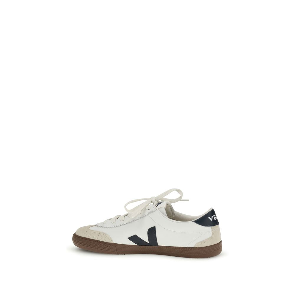 Veja Weiße Kalbsleder Bos Taurus Athletic Sneaker