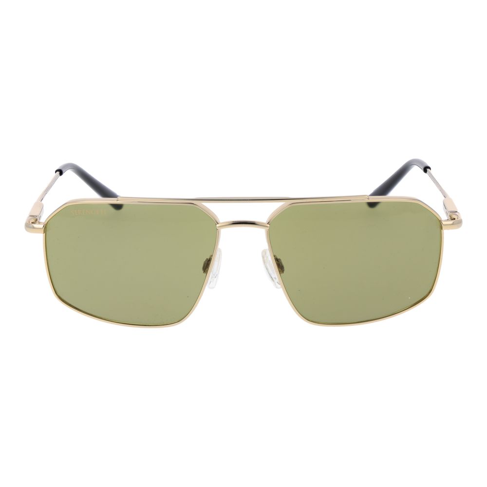 Serengeti Sonnenbrille aus Goldmetall