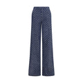 Gucci Blaue Baumwoll-Freizeithose