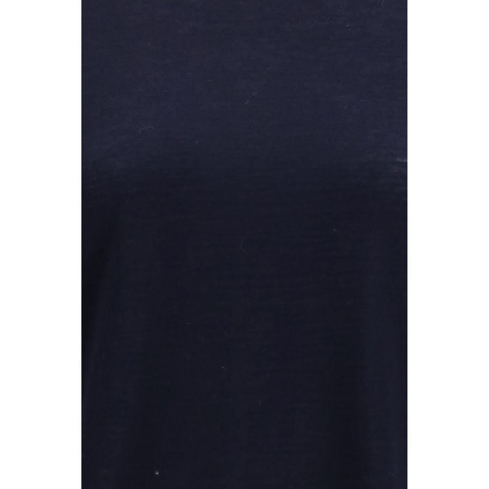 Thom Browne Blaues Woll-T-Shirt Oves Aries