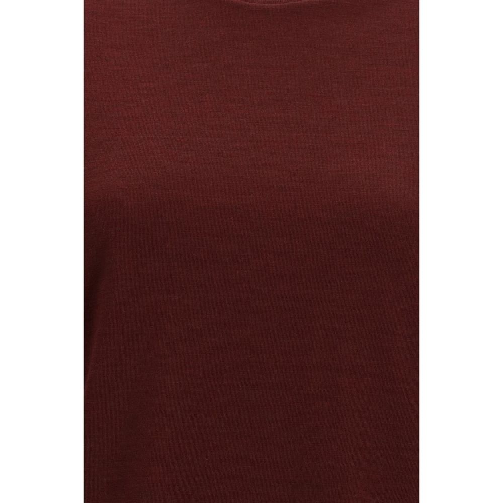 Thom Browne Bordeaux Wool Oves Aries T-Shirt