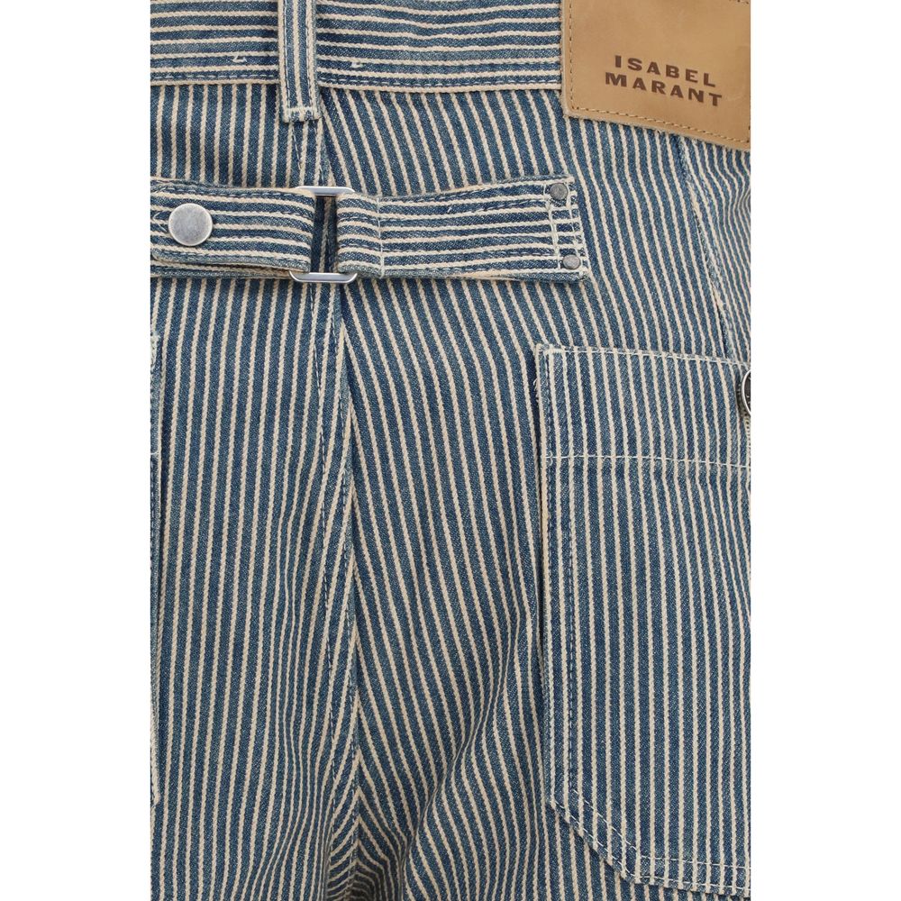 Isabel Marant Étoile Blaue Freizeithose aus Polyester
