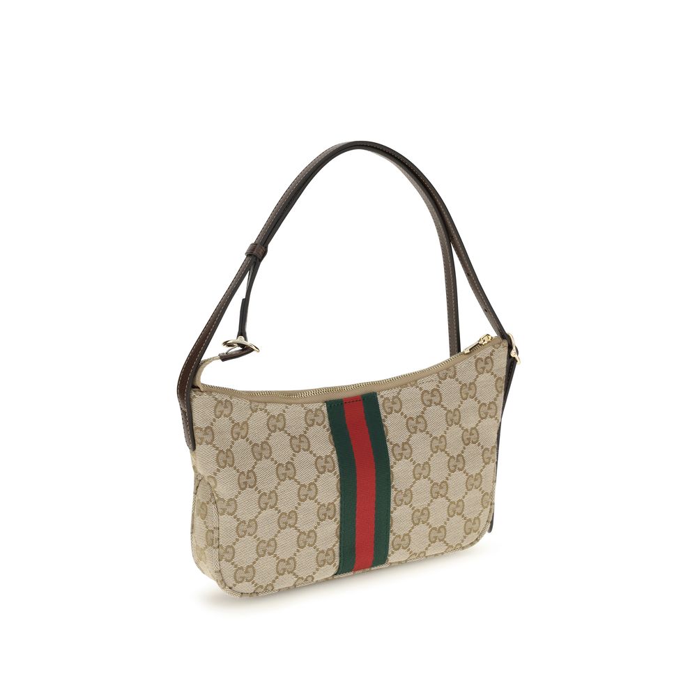 Gucci Beige Stoff-Schultertasche