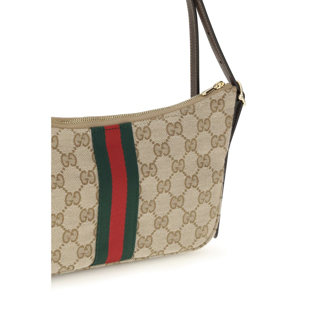Gucci Beige Stoff-Schultertasche