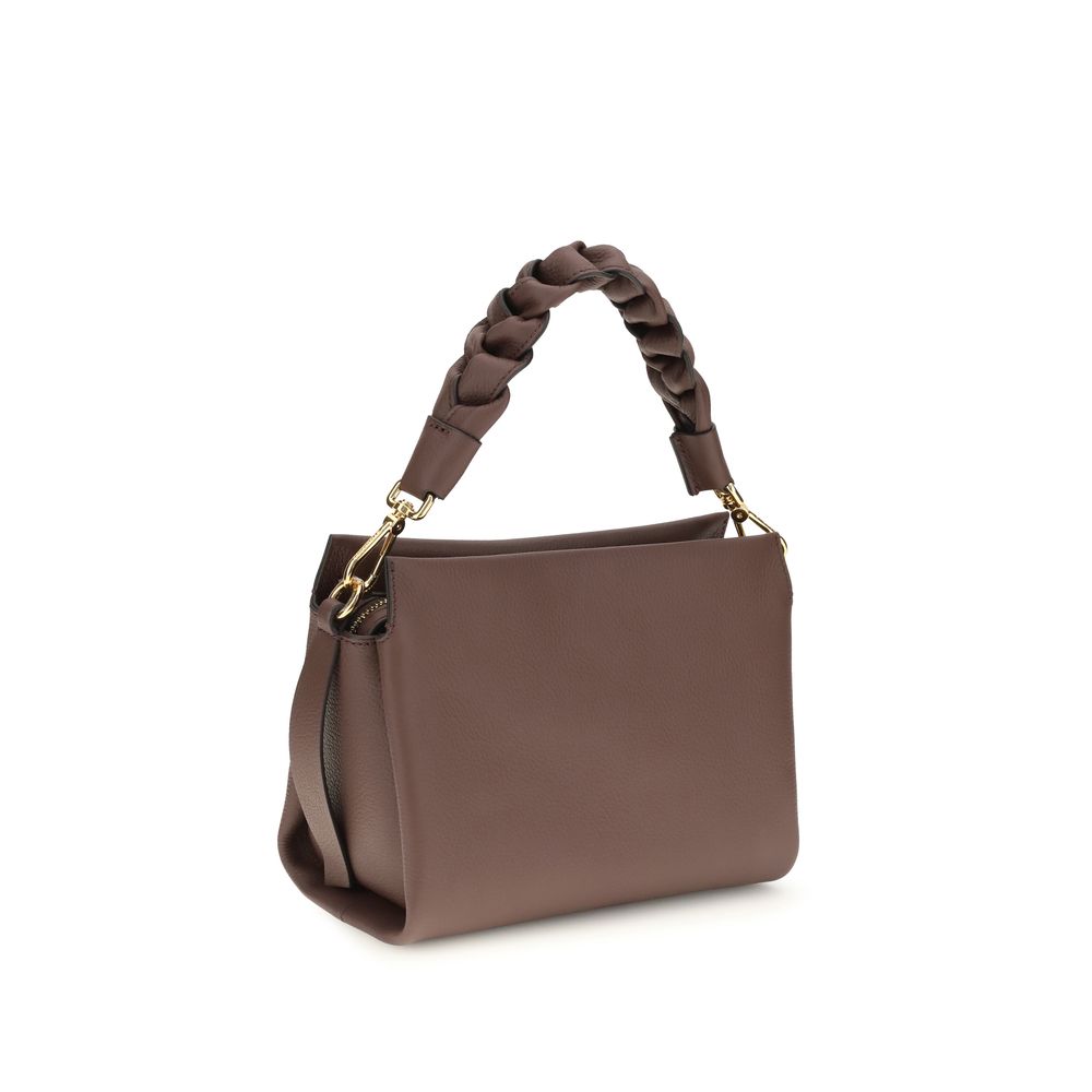 Coccinelle Schultertasche aus Kalbsleder Bos Taurus in Bicolor
