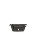 Coccinelle Schwarze Bos Taurus Kalbsleder Schultertasche