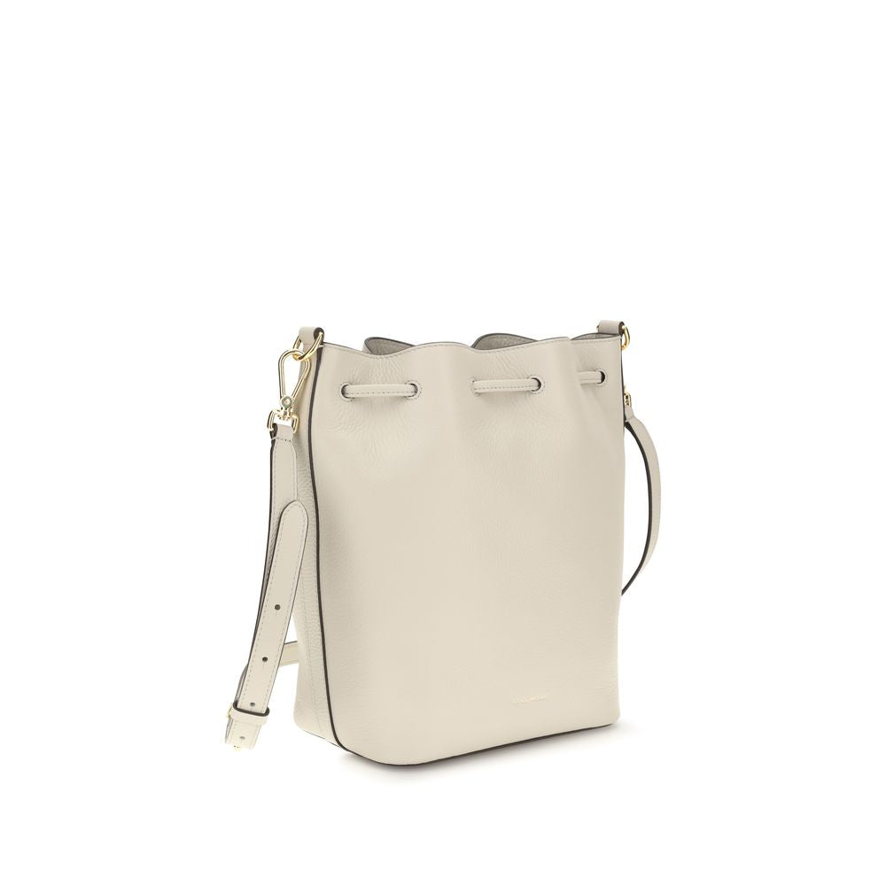 Coccinelle Grüne Schultertasche aus Kalbsleder Bos Taurus