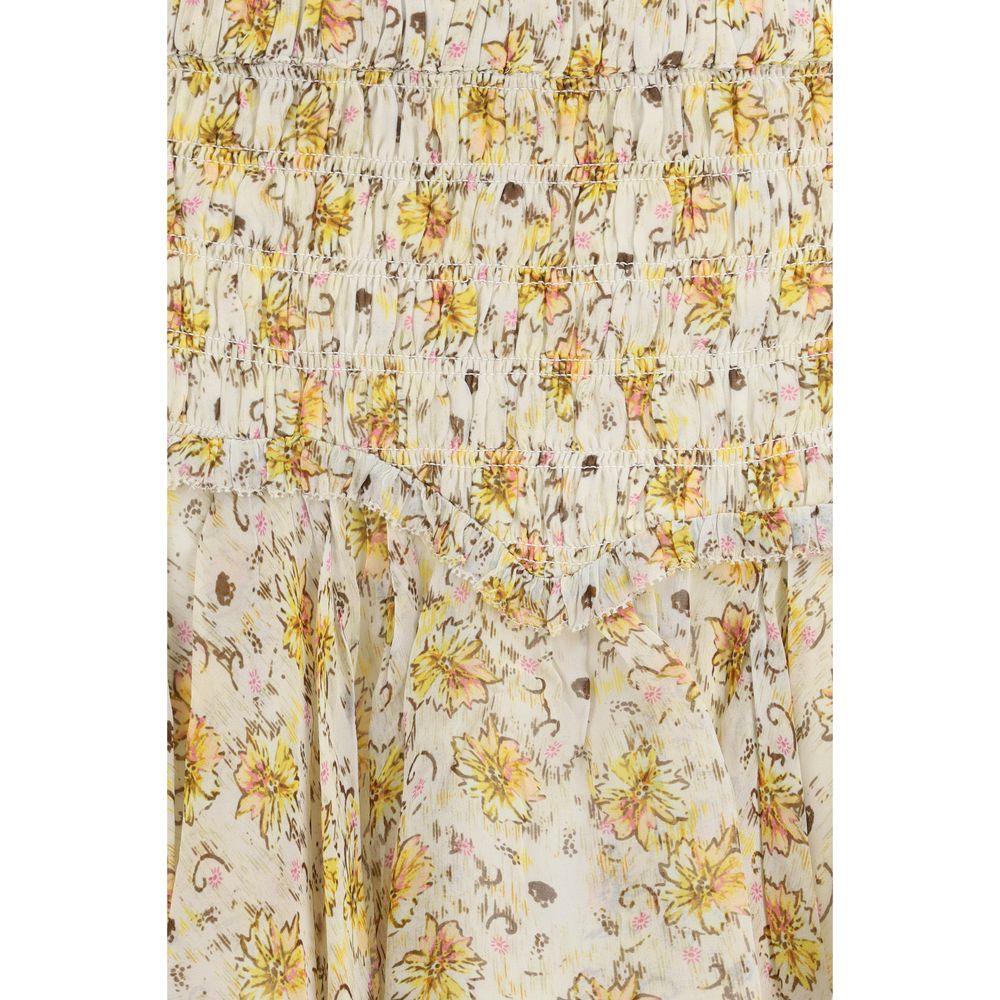 Isabel Marant Étoile Beige Viskose Minirock