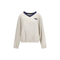 Miu Miu Beige Recycled Polyester Sweatshirt