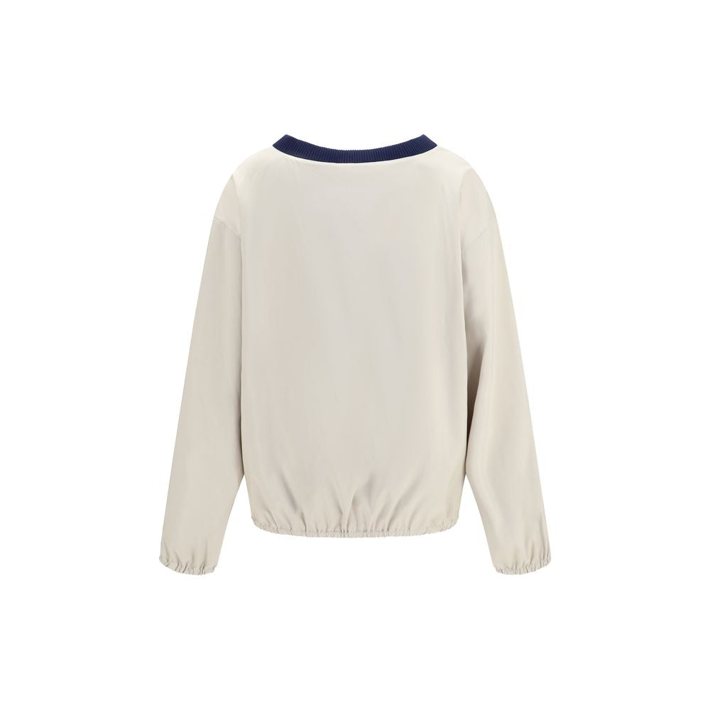 Miu Miu Beige Recycled Polyester Sweatshirt