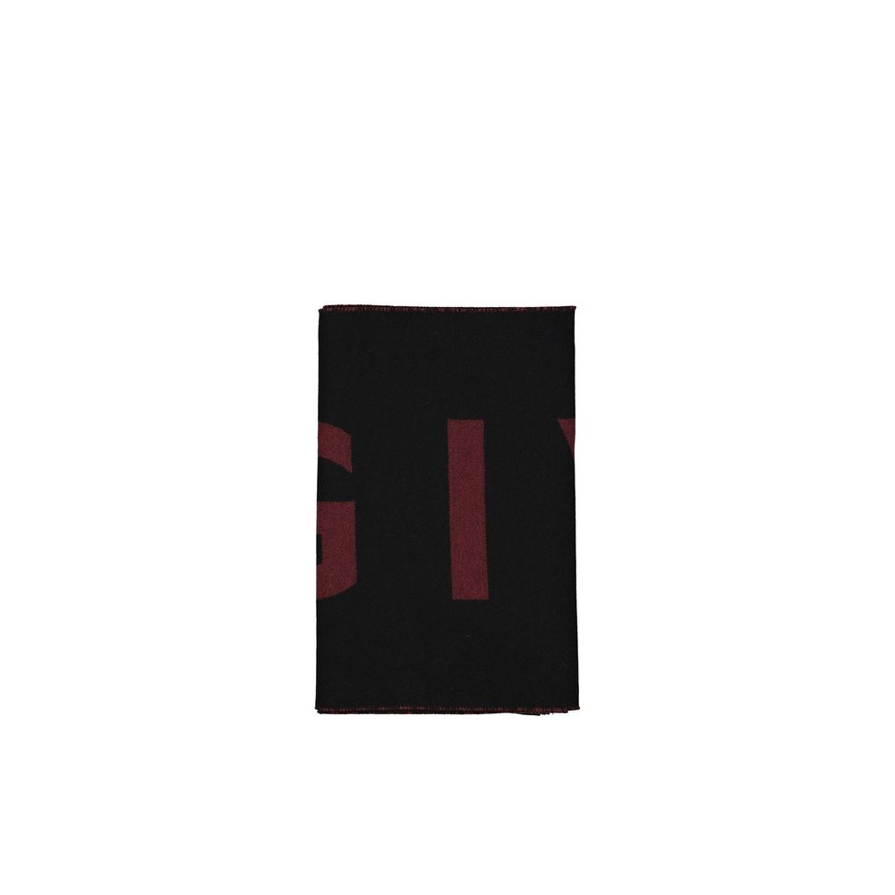 Givenchy Schal aus schwarzer Schurwolle