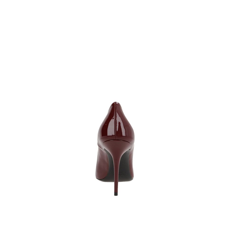 Saint Laurent Plateau-Pumps aus mehrfarbigem Kalbsleder
