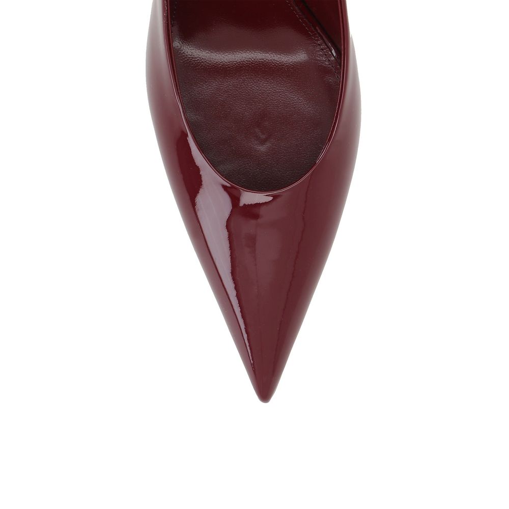 Saint Laurent Plateau-Pumps aus mehrfarbigem Kalbsleder