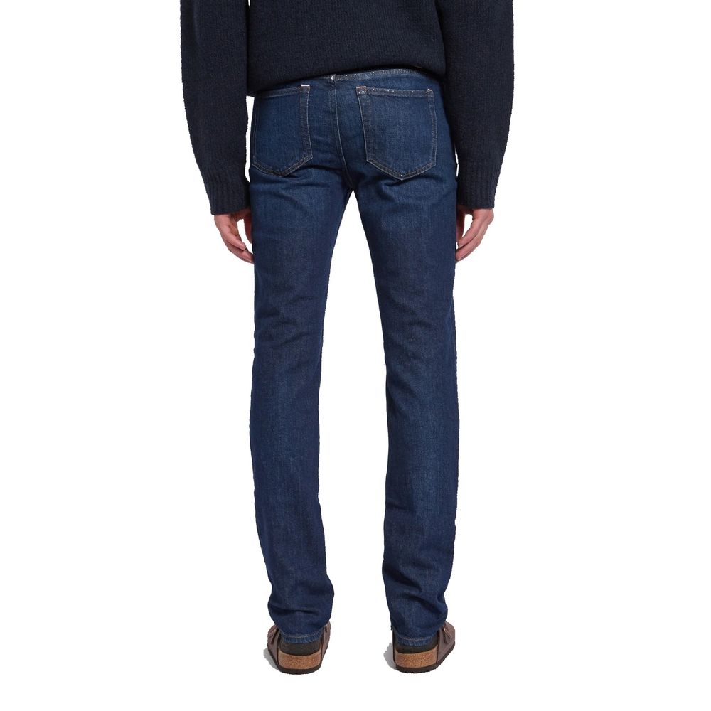 Acne Studios Blaue Baumwoll-Jeans im Slim Fit