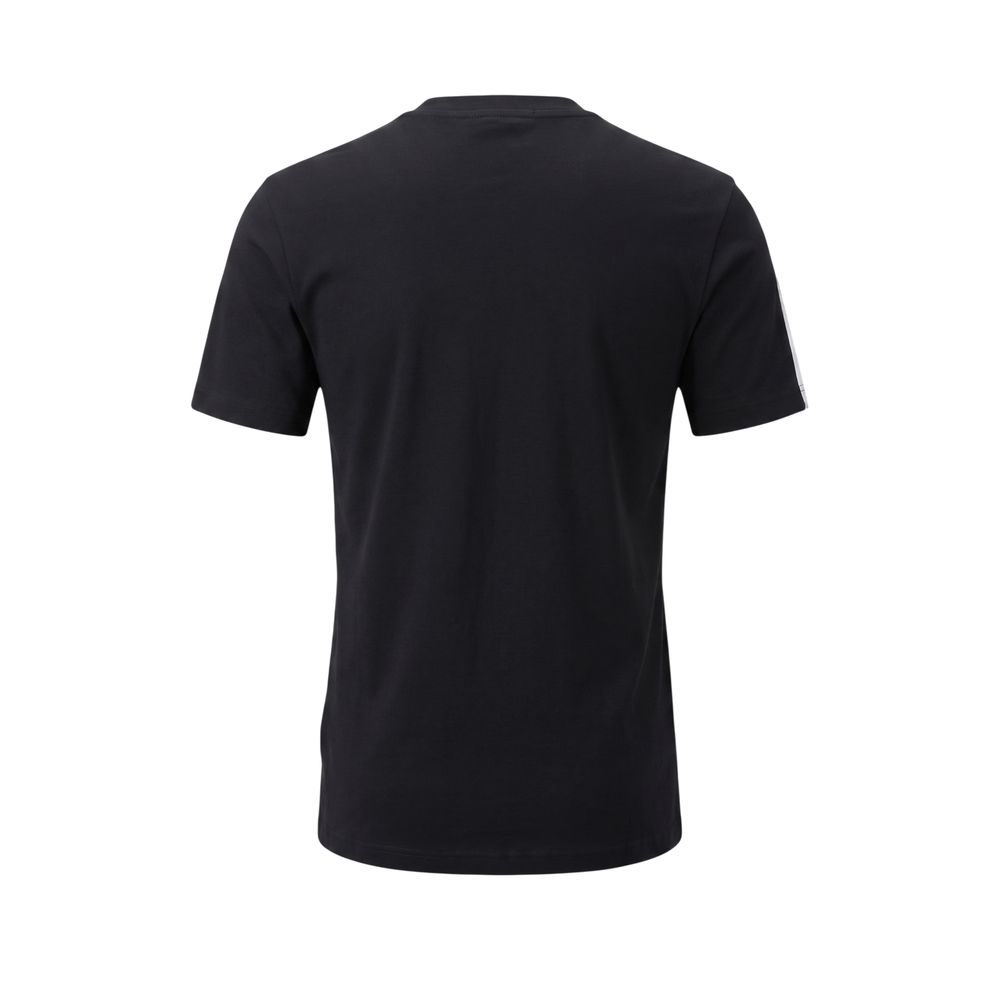 Mr&Mrs Italy Schwarzes Baumwoll-T-Shirt für Damen
