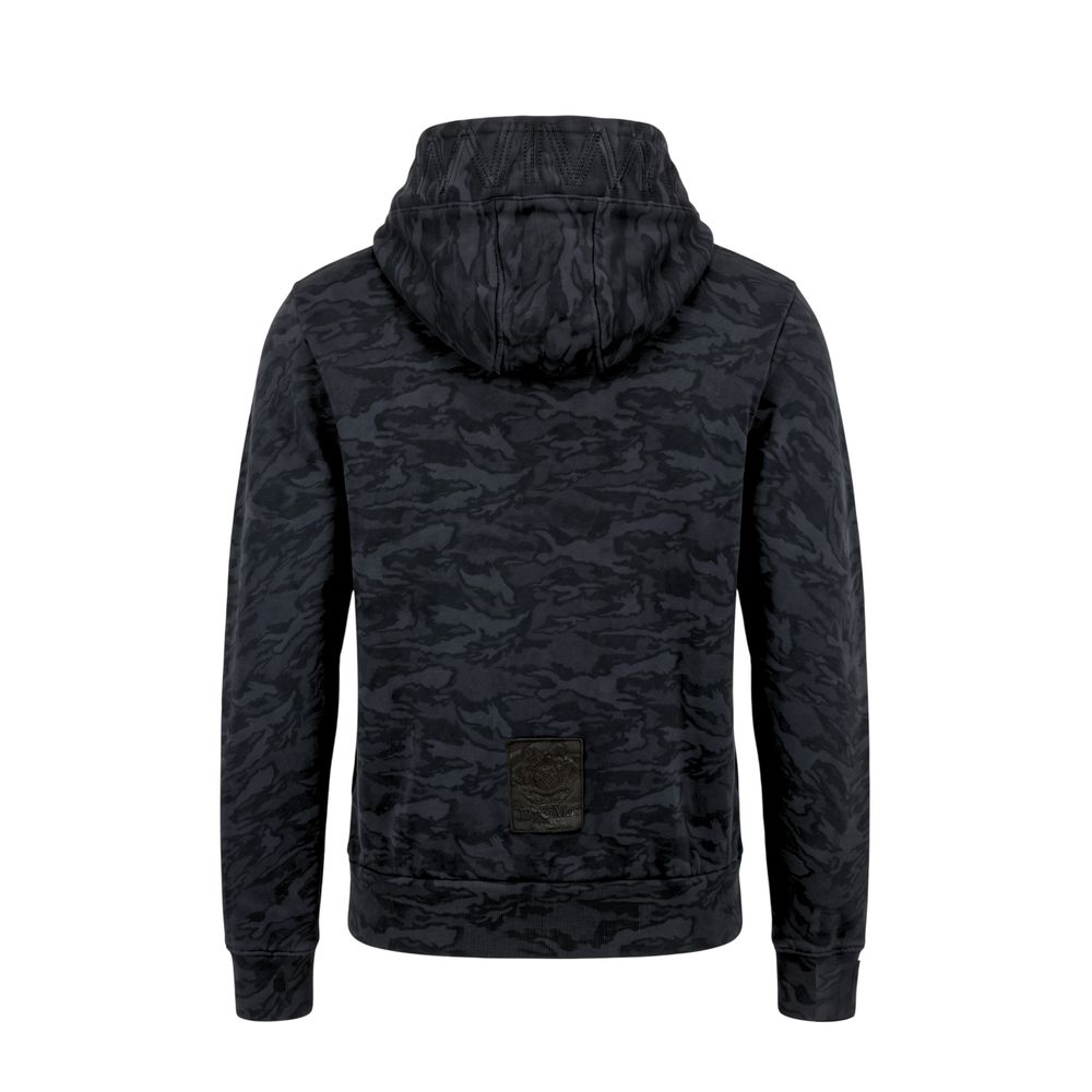 Mr&Mrs Italy Schwarzer Baumwoll-Sweatshirt