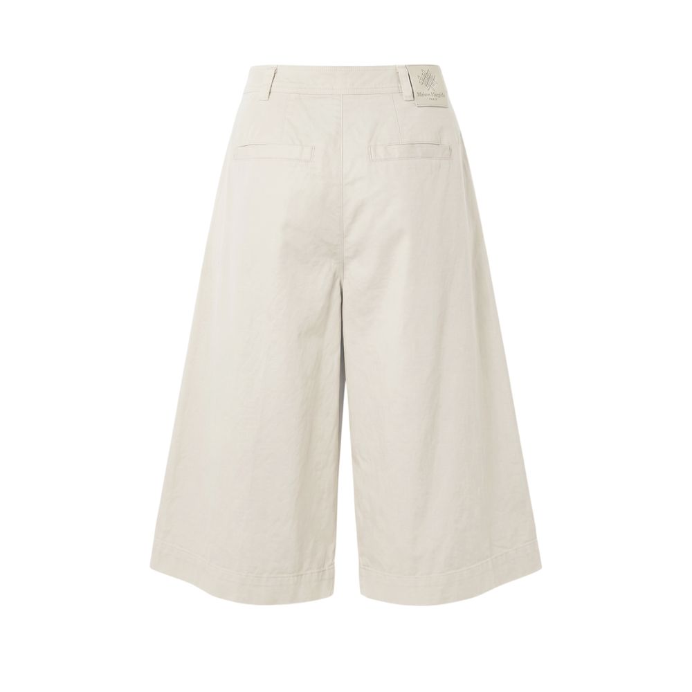 Mr&Mrs Italy Weiße Baumwollshorts für Damen