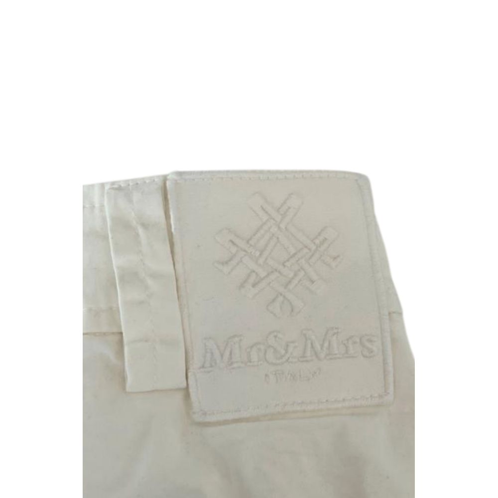 Mr&Mrs Italy Weiße Baumwollshorts für Damen