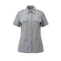 Mr&Mrs Italy Graues Baumwoll-Damenhemd