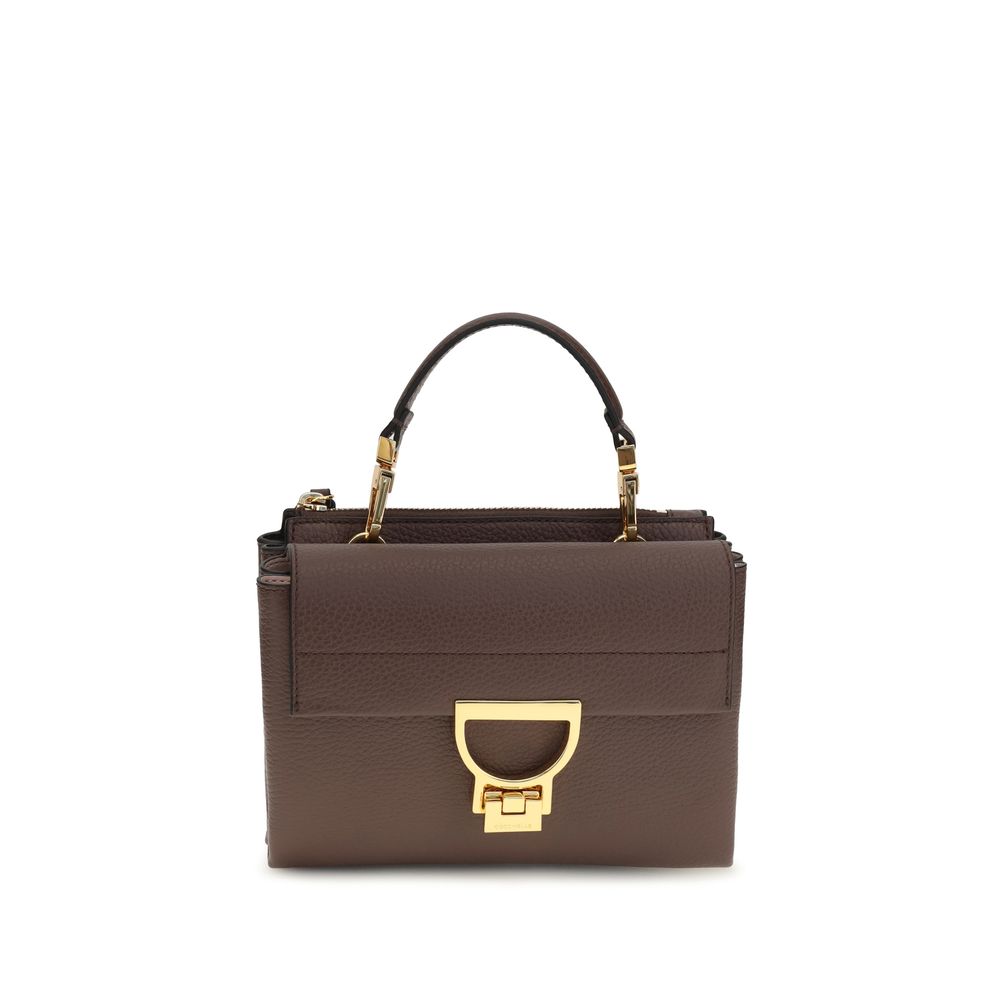 Coccinelle Braune Kalbsleder Bos Taurus Handtasche